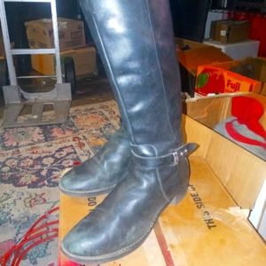 Womans Frano Sarto leather knee high Boots size 9